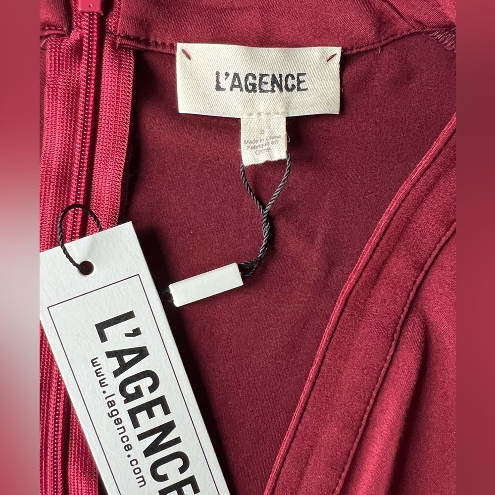 L'AGENCE Thea Twist-Front Column Dress sz 2 595$ - Picture 12 of 13